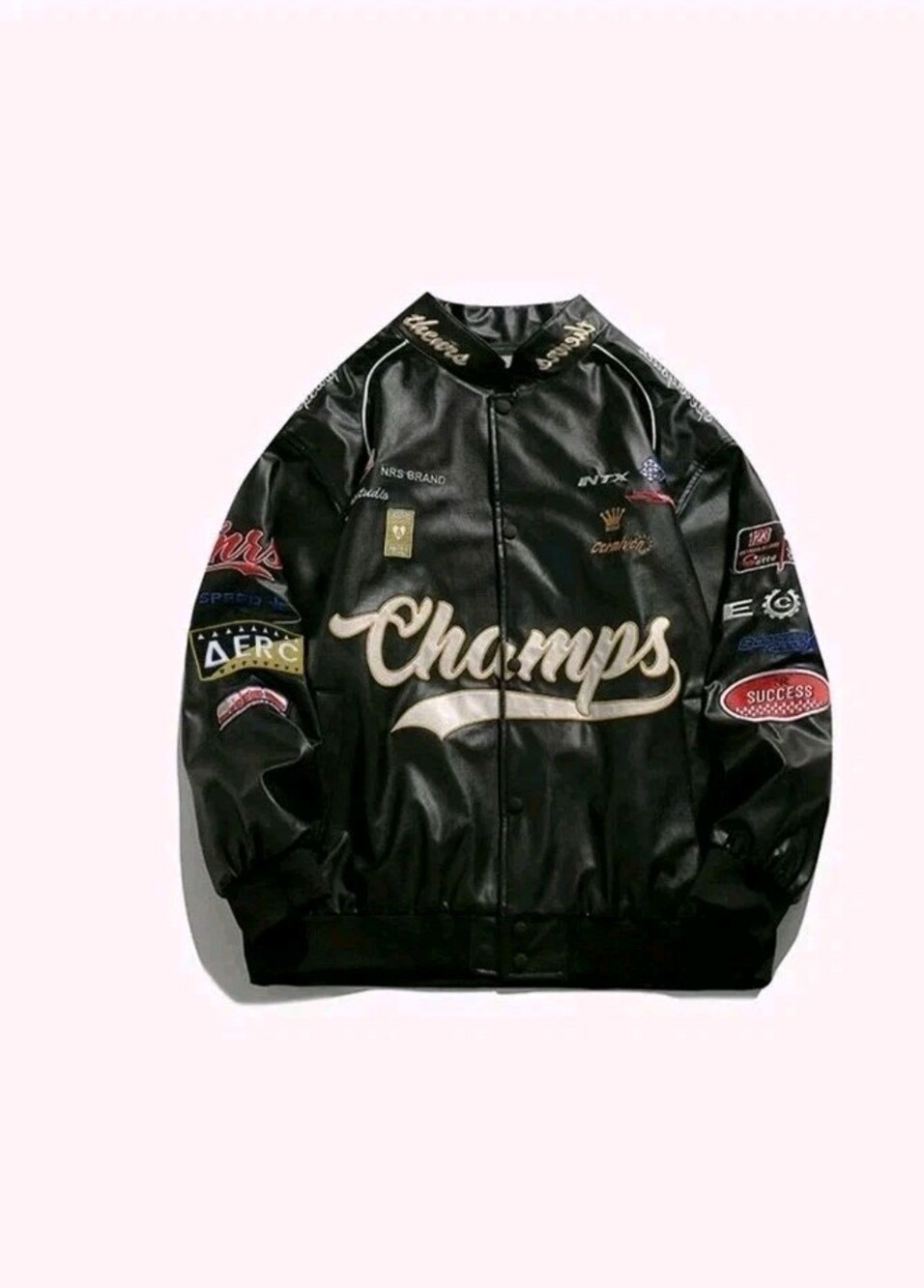 Aelfric Eden Graphic Varsity Jacket Men’s Vintage Motorcycle Bomber Street Style